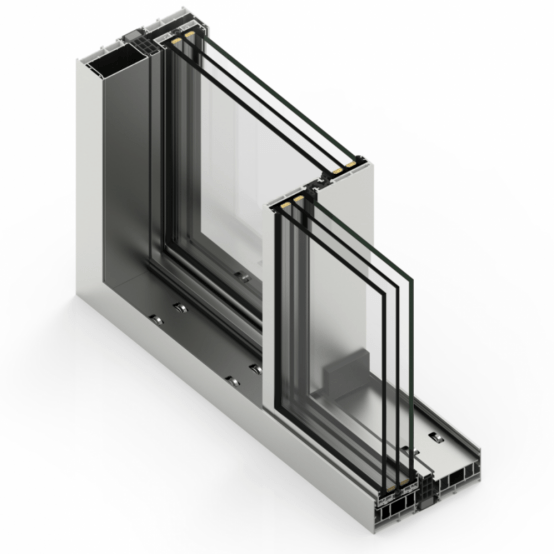 aluminum sliding door system Open s26a