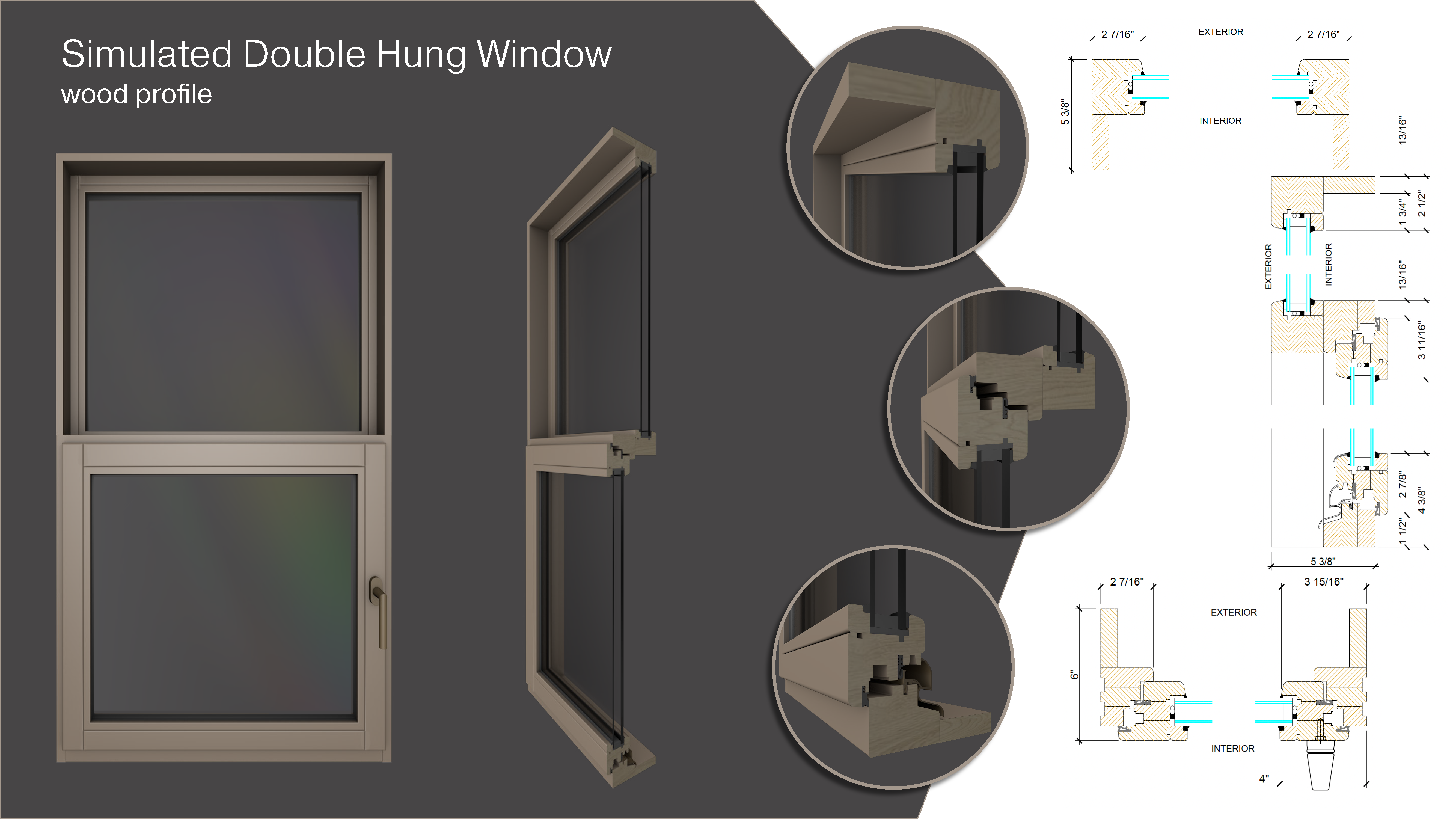 Simulated Hung Window