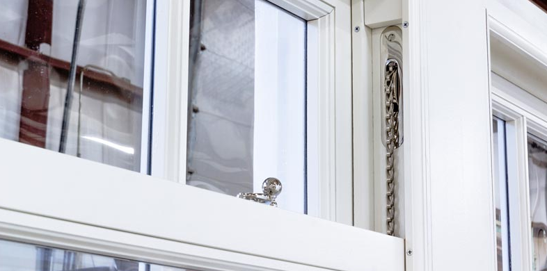 Weight and chain balance for double hung windows
