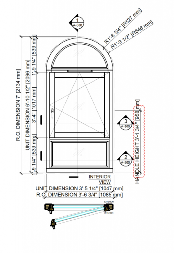 Wood-aluminum Window Drawing