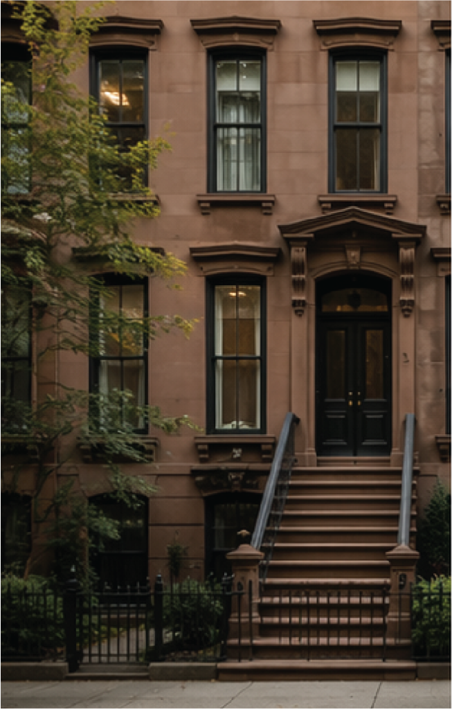 brownstone rowhouse